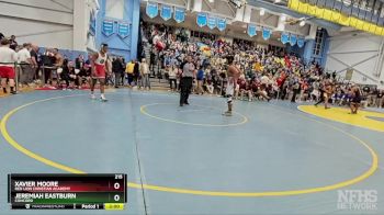 215 lbs Quarterfinal - Xavier Moore, Red Lion Christian Academy vs Jeremiah Eastburn, Concord