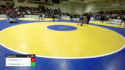 153 lbs Round Of 16 - Travis Cardenas, Chandler (AZ) vs Niko Valenzuela, Fountain Valley