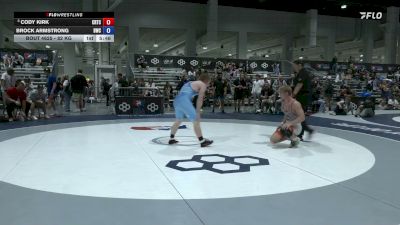 82 kg 5th Place Match - Cody Kirk, CLT Regional Training Center vs Brock Armstrong, Buzzsaw Wrestling Club