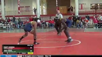 184 lbs Champ. Round 1 - Sam Osho, Marian University (IN) vs Matt Morris, Ancilla College