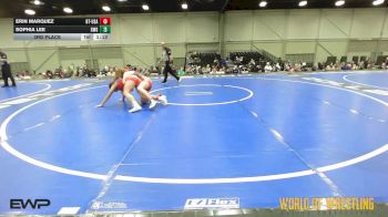 120 lbs 3rd Place - Erin Marquez, Best Trained 7-12 USA vs Sophia Lee, Girls With Grit 7-12