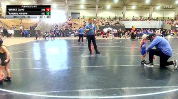 35 lbs Quarterfinal - Emerie Joseph, Hilltopper Wrestling Club vs Banks Caho, Higher Calling Wrestling