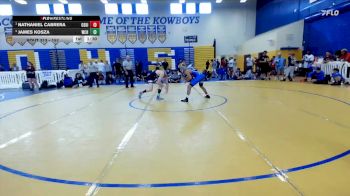 157 lbs Semifinal - Nathaniel Cabrera, Osceola (Kissimmee) vs James Kosza, Wellington Community Hs