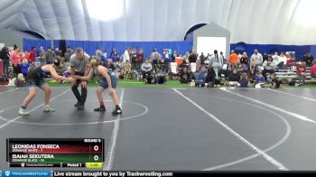 110 lbs Round 5 (8 Team) - Isaiah Sekutera, Donahue Black vs Leonidas Fonseca, Donahue White