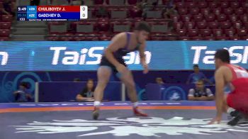 74 kg 1/4 Final - Jafar Chuliboyev, Uzbekistan vs Dzhabrail Gadzhiev, Azerbaijan