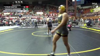 140 lbs Champ. Round 1 - Brooklyn Burenheide, St. George-Rock Creek HS vs Kynlee Hampton, Fort Scott Hs