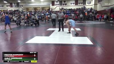 144 lbs Round 2 - Gable Underbakke, West Liberty vs Preston Mahmudov, Dubuque Senior