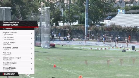 Women's 200m Track, Finals 4