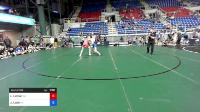 113 lbs Rnd Of 128 - Logan Letner, Ohio vs Johnny Leck, Kansas