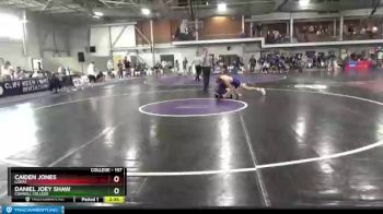 157 lbs Cons. Round 1 - Caiden Jones, Loras vs Daniel Joey Shaw, Cornell College