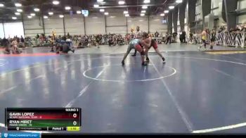210 lbs Round 3 (6 Team) - Ryan Miret, Minion Green vs Gavin Lopez, NCWAY National Team
