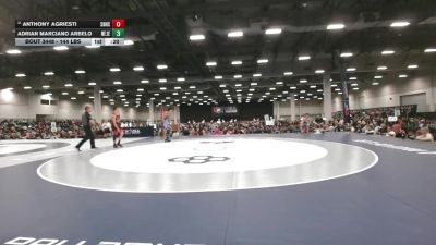 144 lbs Cons. Sub-rd Of 32 - Adrian Marciano Arbelo, New Jersey vs Anthony Agriesti, South Broward High School Wrestling
