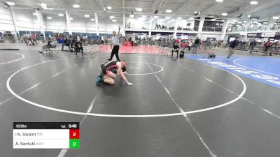 120 lbs Consi Of 4 - Norah Swaim, Top Flight Wrestling Academy vs Amara Santulli, Amity