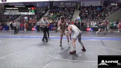 130 lbs Semifinal - Cragen Smith, WTC vs Evan Palacios, Garden City