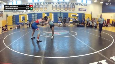 157 lbs Cons. Semi - Kaleb Anderson, Cocoa Beach vs Anthony Garcia, Harmony