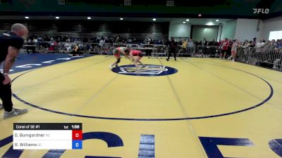 118 lbs Consi Of 32 #1 - Gabriella Bumgardner, NC vs Riley Williams, SC