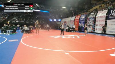 105 Class 1 lbs Cons. Round 3 - Kya Aubuchon, DeSoto vs Aleah Conard, El Dorado Springs