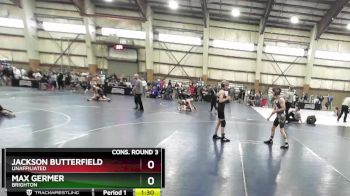 101 lbs Cons. Round 3 - Jackson Butterfield, Unaffiliated vs Max Germer, Brighton