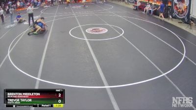 4A 170 lbs Quarterfinal - Trevor Taylor, South Aiken vs Brenton Middleton, Richland Northeast