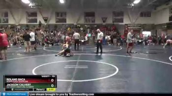 115 lbs 3rd Place Match - Jackson Calvert, Elk Grove Wrestling Academy vs Roland Baca, North Coast Grapplers