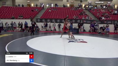 97 kg Rnd Of 16 - Joseph Lewis, Iowa vs Max Ramberg, Viking RTC