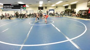 132 lbs Cons. Round 2 - Matthew Salas, Los Alamitos vs Zeth Abalos, Chaminade