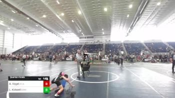 65 lbs Quarterfinal - Avery Vogel, Atlas Grappling vs Landen Kidwell, Desert Dogs WC