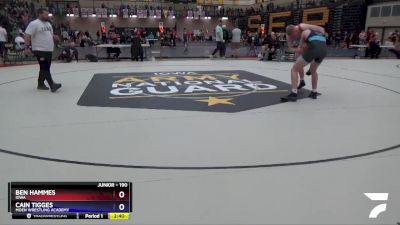 190 lbs Champ. Round 1 - Ben Hammes, Iowa vs Cain Tigges, Moen Wrestling Academy
