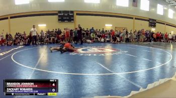 215 lbs Champ. Round 2 - Brandon Johnson, Lawrence North Wrestling Club vs Zackary Robards, Maurer Coughlin Wrestling Club