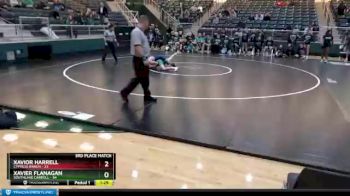 120 lbs Placement Matches (16 Team) - Xavier Flanagan, Southlake Carroll vs Xavior Harrell, Cypress Ranch