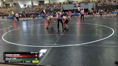 205 lbs Quarterfinal - Anders Grimes, Tullahoma Takedown Club vs Hollis Cain, Arlington Wrestling Club