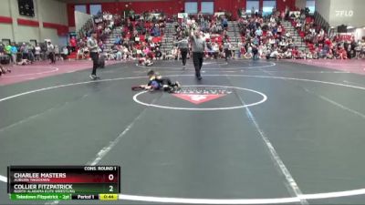 70 lbs Cons. Round 1 - Charlee Masters, Auburn Takedown vs Collier Fitzpatrick, North Alabama Elite Wrestling