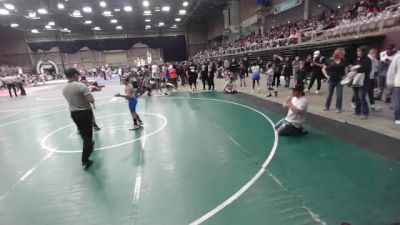 100 lbs Semifinal - Jaxen Richardson, Team Garcia vs Aiden Garcia, Bear Creek Jr. Wrestling