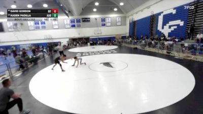 113 lbs Champ. Round 3 - David Gordon, Rolling Hills Wrestling Club vs Kaden Padilla, Alta Loma High School