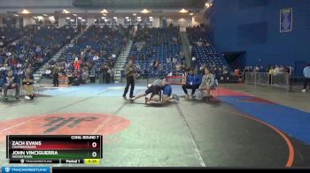 215 lbs Cons. Round 7 - John Vinciguerra, Woodstown vs Zach Evans, Chambersburg