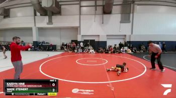 55 lbs Champ. Round 2 - Kaedyn Hine, Fitness Fight Factory Wrestling Club vs Wade Steinert, Texas