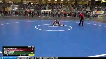 53 lbs Quarterfinal - Zadok Smith, Canby Mat Club vs Mason Weight, Roseburg Mat Club/ Umpqua Vall