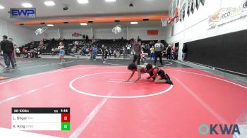 96-100 lbs Rr Rnd 5 - Logan Sligar, Pin-King All Stars vs Kase King, Verdigris Youth Wrestling