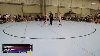 100 lbs Quarters & 1st Wb (16 Team) - Mia Skinner, Ohio Blue vs Destiny Jones, Oklahoma