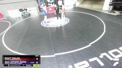 175 lbs Cons. Round 3 - Sean Anthony Ramos, Folsom Wrestling Academy vs Wyatt Thaller, Vacaville Wrestling Club