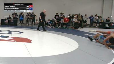 57 kg Cons. Rd Of 32 - Diego Gamez, Dethrone Wrestling Club vs Parker Humphrey, New Jersey