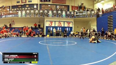 144 lbs Quarters & Wb (16 Team) - Tony Jarquin, Renselear Central vs Erik Hunt, Western