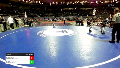 70 lbs Round Of 16 - Roman Hutton, Galloway Mustangs vs Carter Meng, Williamstown Braves