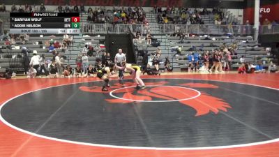 135 lbs Semifinal - Addie Nelson, Southeast Polk vs Sariyah Wolf, Bettendorf