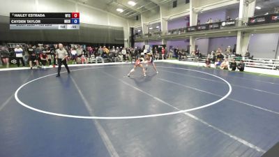 105 lbs Cons. Quarters - Cayden Taylor, Michigan vs Hailey Estrada, Wichita Training Center