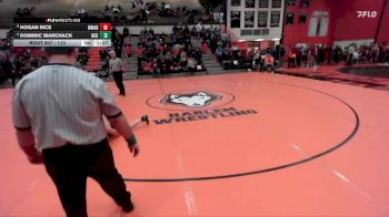 113 lbs Cons. Semi - Hogan Rice, Woodstock (MARIAN) vs Dominic Marchack, Columbia (HICKMAN) (MO)