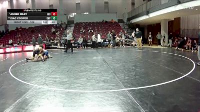 106 lbs Cons. Round 2 - Asher Riley, Herndon vs Isac Cooper, Castlewood Youth Wrestling