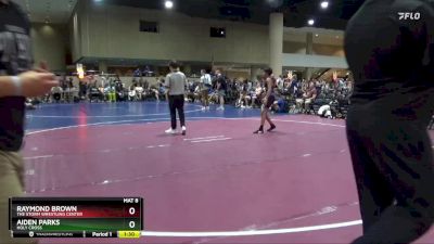 105 lbs Round 5 - Aiden Parks, Holy Cross vs Raymond Brown, The Storm Wrestling Center