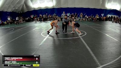 92 lbs Round 2 (6 Team) - Cam Davis, CP Wrestling vs Grady Shea, Crossroads Wrestling