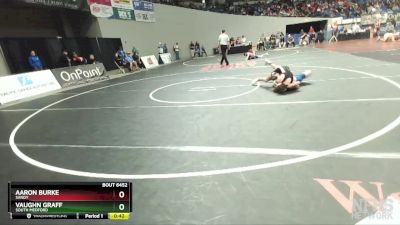 6A-106 lbs Cons. Round 4 - Vaughn Graff, South Medford vs Aaron Burke, Sandy